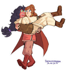 Fullbody Sketch + Color x2 (commission)