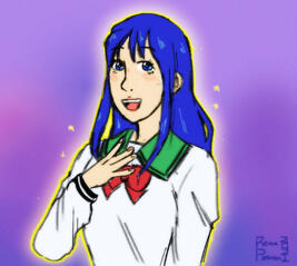 Halfbody Sketch + Color