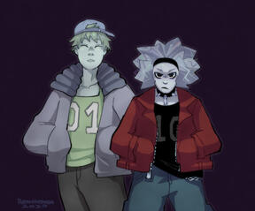 Halfbody Lineart + Color X2